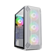Power Boost VK-P1882BW 650 W 80 PLUS USB 3.0 ATX Mesh Rainbow Mid Tower Bilgisayar Kasası