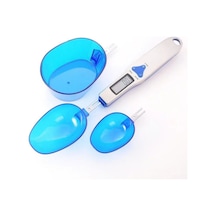 Xindoker Dijital Mutfak Kaşık Terazi, 500g/0.1g Lcd Ekran, 3 Ayrıntılabilir Ölçü Kaşığı, Katı-sıvı Ağırlık Ölçer, Kahve-pastane Malzemeleri İçin Gram/oz/gn-ct Diğer