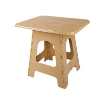 Omnipazar Srl-2007 Plastik Katlanır Sehpa Piknik Oyun Masası No 3 Bej