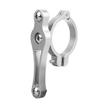 Xiyyadms Alüminyum Bisiklet Su Şişesi Tutucu Adaptörü - Tek Vida Sabitlenme - Sürtünmelere Dayanıklı - Gümüş Renk