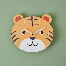 Bella Maison Tiger Çocuk Saati Turuncu 26x28 Cm Çok Renkli