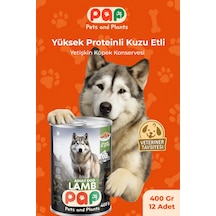 Pets And Plants Yüksek Proteinli Kuzu Etli Yetişkin Köpek Konservesi 12 x 400 G