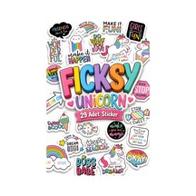 Unicorn Tek Boynuzlu At Sticker Seti - 29 Adet Etiket Çıkartma Diğer