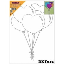 Dkt012 Desenli Tuval Kompozit Boyama 25x35 Cm
