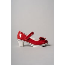 Gimer - Topuklu Fiyonklu Kırmızı Rugan Kız Çocuk Ayakkabı - E... Kırmızı Gimer - Topuklu Fiyonklu Kırmızı Rugan Kız Çocuk Ayakkabı - E... Kırmızı