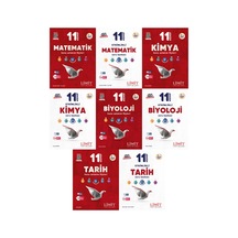 Limit 2027 11. Sınıf Matematik + Kimya + Biyoloji + Tarih Konu Anlatım Föyleri + Soru Bankası Seti 8 Kitap Maarif Model