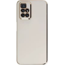 Newface Xiaomi Redmi 10 2022 Kılıf Volet Silikon - Beyaz