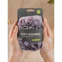 Banyo Lif Süngeri Body Scrubber Köpük Artırıcı Duş Lifi Vücut Temizleme Vchy-6984 Lila