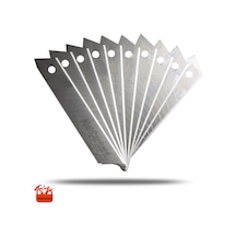 Elka Maket Bıçağı Yedeği 10Lu Paket Geniş 18MM Kalın Maket Ağzı