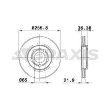 Seat Leon Fren Diski On 2000-2011 Braxıs Ae0001 2adettir