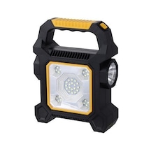 Powermaster Jy-258c 3 Kademeli Şarjlı Çok Fonksiyonlu Solar Işıld Siyah