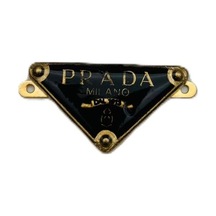 Çanta Aksesuar 3.5x2 Cm Prada Metal Plaka Etiket Süs