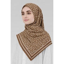İpekal Soft Pamuk Eşarp-90 X 90 -06100 Sütlü Kahve