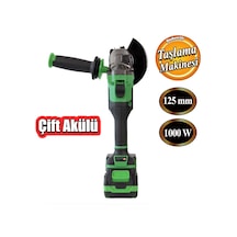 Haıs Pro Jm-125a Çift Akülü 6 Kademeli Taşlama Makinesi 125 Mm 1000 Watt 21v Dc 4.0ah