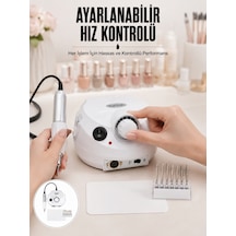 Düşük Gürültülü Tırnak Matkap Seti Salon Ve Ev Kullanımı Yeni Nesil - Lisinya