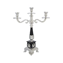 Vitale Royal Silver 3'lü Şamdan 53 Cm Ak.ıu0426