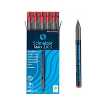 Schneider Maxx 220 S 0.4 MM Asetat Kalemi Kırmızı 10 Lu Kırmızı