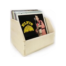 Ahşap Plak Kasası 12" Açık Çok Renkli