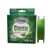 Kendo Classic 4x 150mt 0.08mm 2.8kg Örgü İp Misina Apple Green