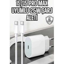 İos Uyumlu Type-c Girişli Hızlı Şarj 15/15 Pro Max Adaptör Ve Kablosu .