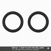 16 Jant Bisiklet Dış Lastik Takımı 2 Adet 16x1.75 1.95 2.125 Uyumlu Çocuk Bisikleti Mtb Lastiği