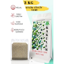Kakulem Sertifikalı Hızlı Büyüten Etlik Kaz Civciv Yemi 3 Kg