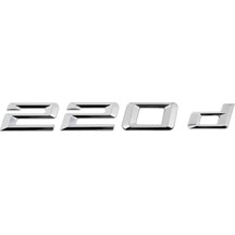 Bmw 220D Bagaj Yazısı Logo Amblem