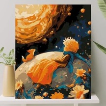 Sayılarla Boyama Tuval Seti - 40x50 Cm Küçük Prens
