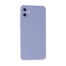 Herşeytrend Samsung Galaxy Uyumlu A05 Kılıf Nano İçi Kadife Silikon - Lila Çok Renkli