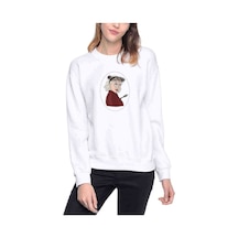 Chilling Adventures Of Sabrina Ressurection Baskılı Beyaz Kadın