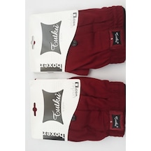 Tutku Erkek Siyah Penye Düğmeli Boxer 2'Li Paket 001