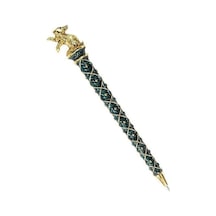 Harry Potter Hufflepuff Pen Gold Plated Kalem