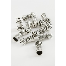 Karışık - 633 - Tesbih Aparatı 50 Gram - Nazblsmm - Gümüş Rengi