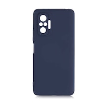 Noktaks - Xiaomi Uyumlu Xiaomi Redmi Note 10 Pro - Kılıf İçi Kadife Koruyucu Mara Lansman Kapak - Lacivert