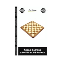 Özel Üretim Strateji Masa Oyunu Hobi Salon Eğlence Klasik Ahşap Satranç Tahtası 43 Cm G303a