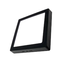 Cata Ct-5236 18w Panel Led Armatür Siyah Kare Sıva Üstü Metal Kasa Beyaz Işık 6400k Siyah
