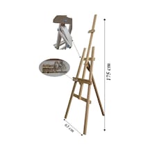 Ahşap Çam Ayarlanabilir Resim Şövalesi Ressam Sehpası 175 CM