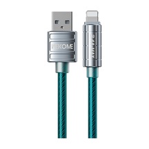 Rogfer Wk Wdc-203i 2.4a Usb - 8 Pin Veri Kablosu, Uzunluk: 1m Mavi