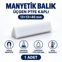 Manyetik Balık 13x13x40 Mm - Teflon Karıştırıcı Balık Üçgen