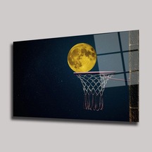 Dolunay Ve Basketbol Potası - Cam Tablo - Deg0361 70 X 110 Cm