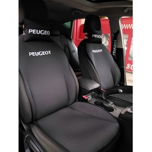 Peugeot Nakışlı Ön Ikili Oto Koltuk Kılıfı