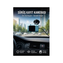 Araç Ön Cam Kamerası Sürüş Güvenliği İçin Video Kayıt Yeni Nesil - Hs08375712-2395