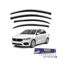 Replax Fiat Egea 2016 Sonrası Kromlu Cam Rüzgarlığı 4lü