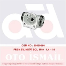 CIFAM 101-599 FREN SİLİNDİRİ SOL R19 / AX 86- 19,05mm