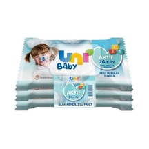 5 Adet Uni Baby Islak Cep Mendili 3 X 15 Li