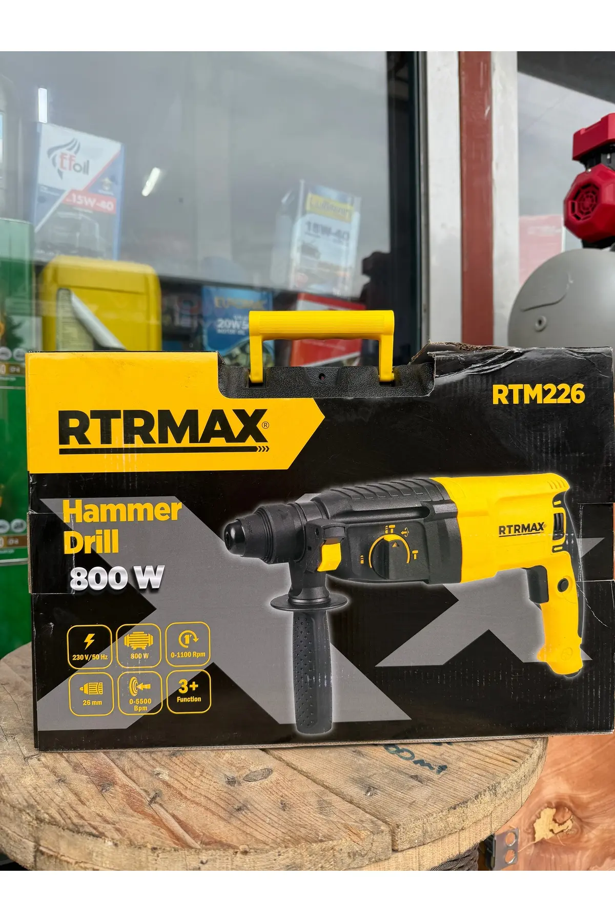 Rtrmax Rtm226 800w Kırıcı Delici Matkap 26 Mm Sds Plus 3 Fonksiyonlu Darbeli Matkap