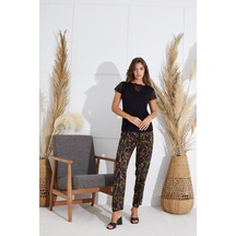 Sevim Kadın Kısa Kol Siyah Pijama Takım C7t8n551 001