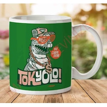 1-2222 Tokyolo Yo Carpe Diem Godzillajpeg İki Tarafı Baskılı Kupa Bardak.jpg
