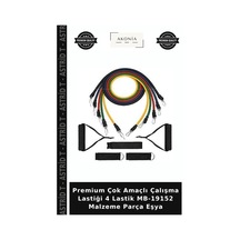 Premium Çok Amaçlı Çalışma Lastiği 4 Lastik Mb-19152 Malzeme Parça Eşya Çok Renkli