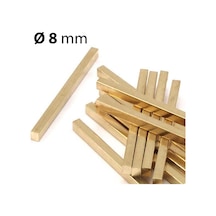 Pirinç Çubuk Kare Lama 8X8 Mm 50 Cm 478844180